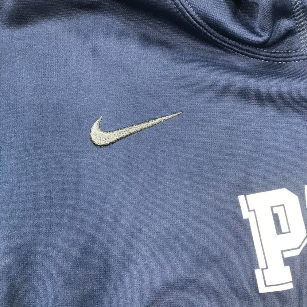 Pitt Panthers Nike Hoodie Sweatshirt Men's Large Blue Therma Fit Basketball - Picture 5 of 16